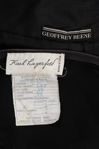 Three Vintage Designer Dresses: Norman Norell, Geoffrey Beene, Karl Lagerfeld, 1960-90s