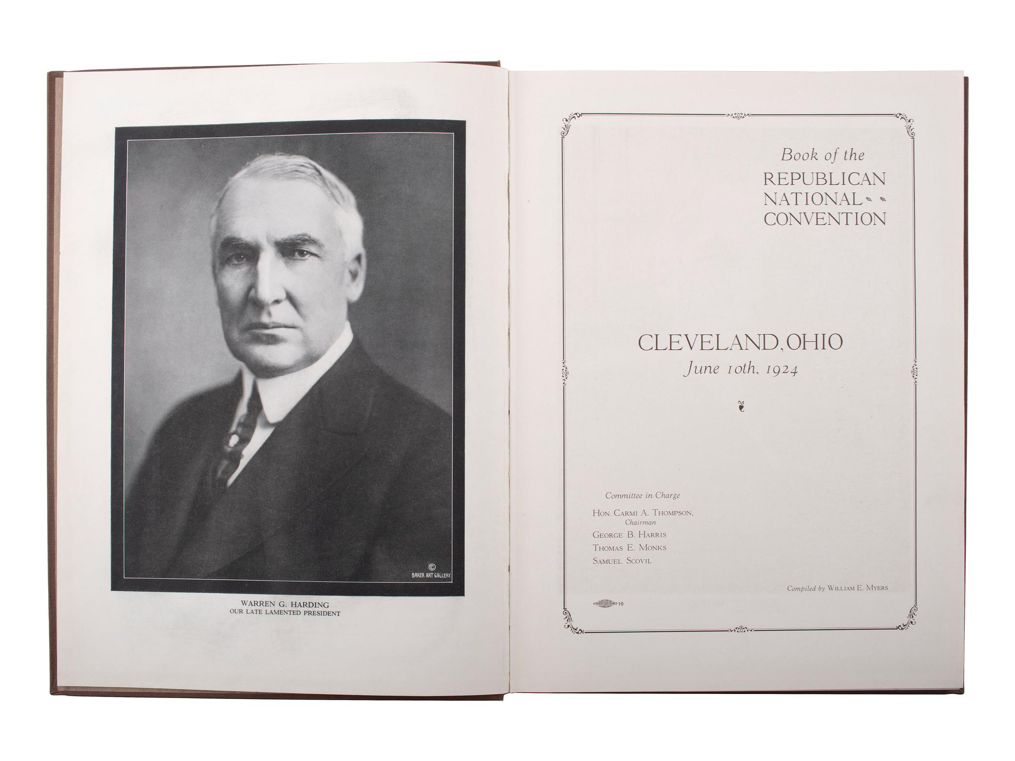 [COOLIDGE, Calvin (1872-1933)]. A group of pamphlets and ephemera from the 1924 election.