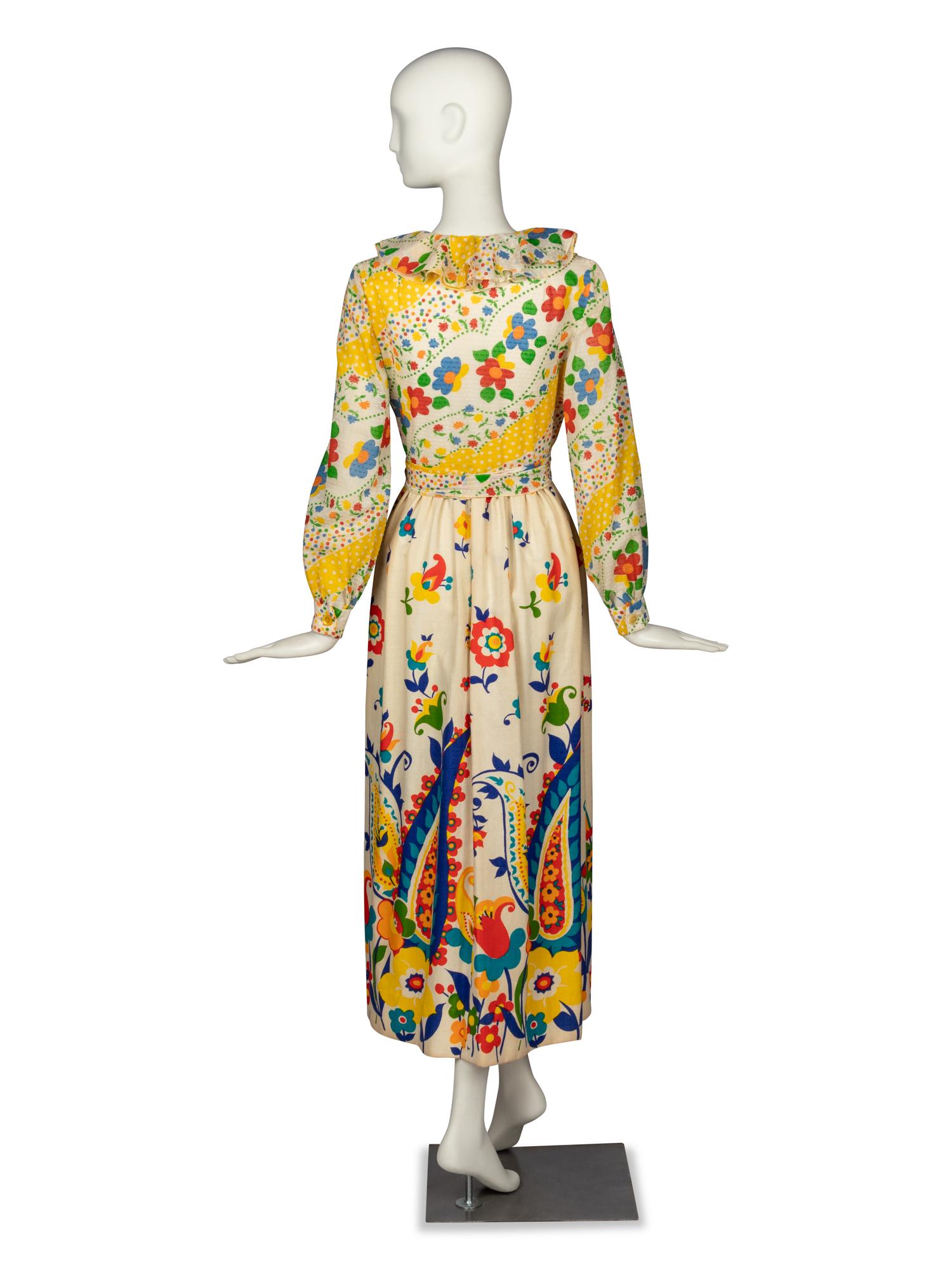 OSCAR DE LA RENTA, DAY DRESS, 1973