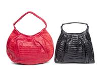 NANCY GONZALEZ, TWO HANDBAGS