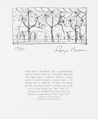 BROWN, ROGER. Sketchbook 1982. NY, 1983. Signed. Limited.