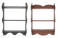 Two Country Painted Hanging Shelves