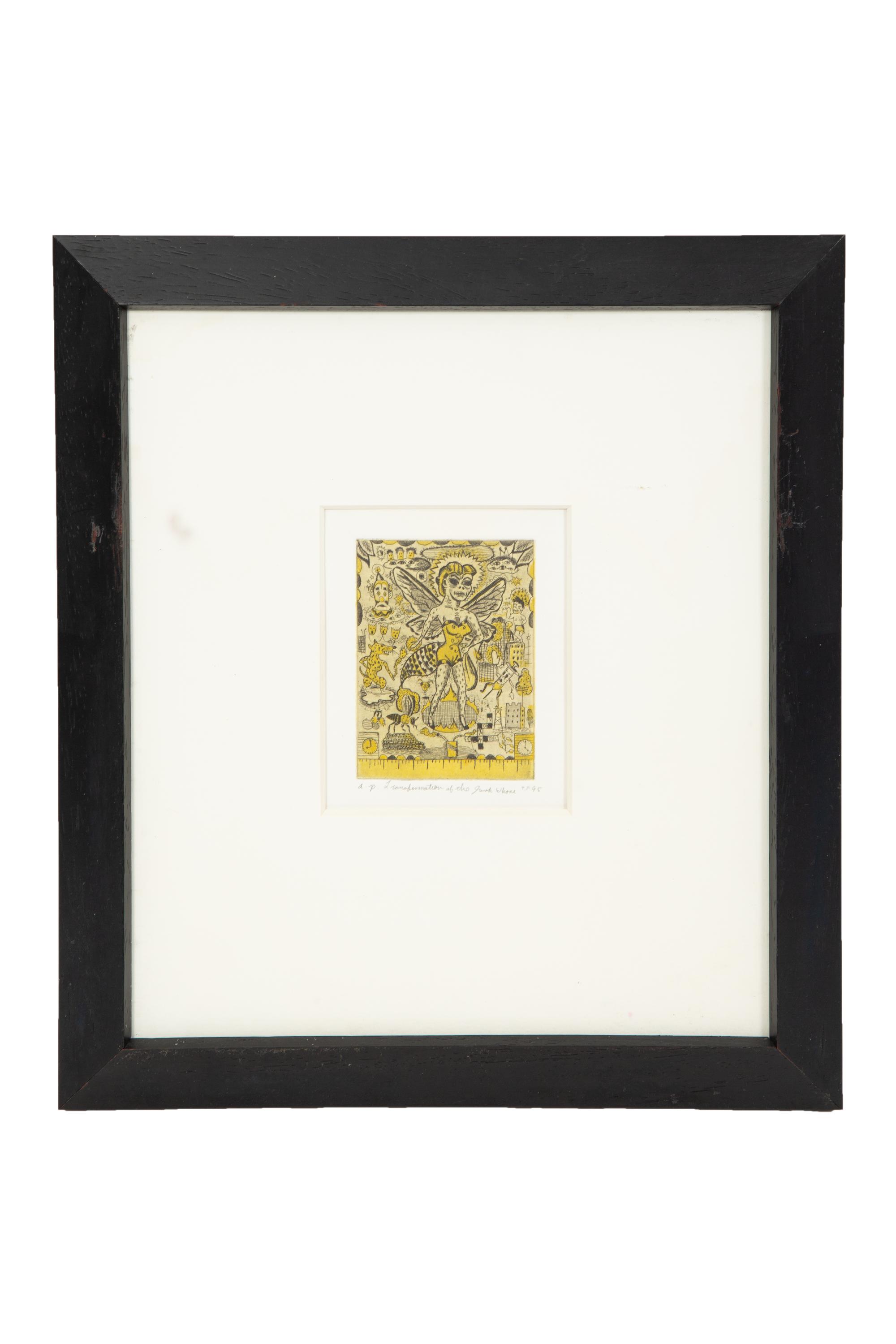 A Group of Four Prints ( Atomic Ant; Transformation of the (June Whore), 95; Wasp at Twilight, 97; and Cicada Making Rain, 96)