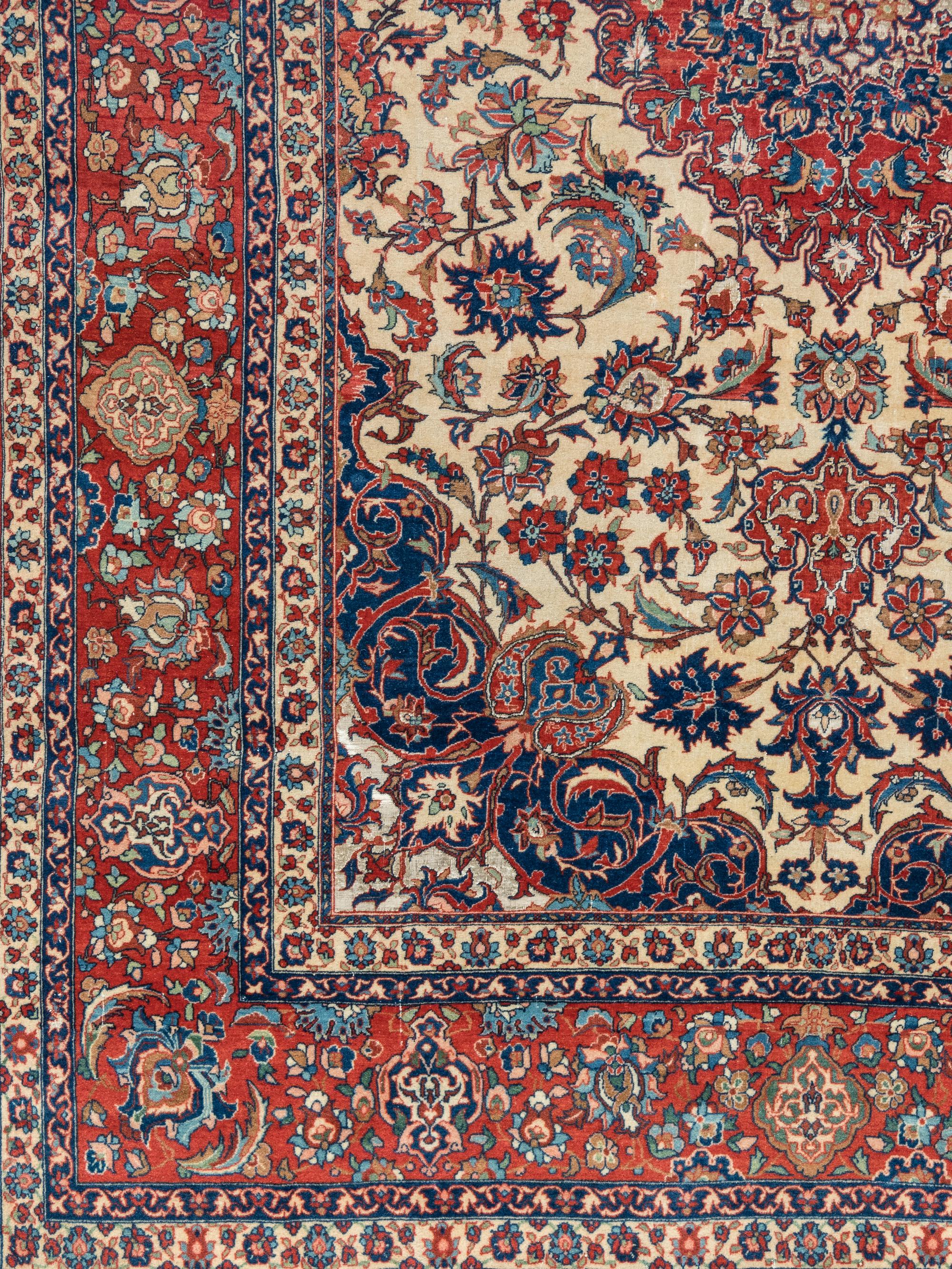 An Isfahan Wool Rug