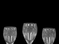 A Christofle Albi Glass Stemware Service