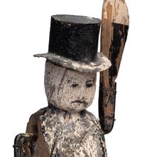 Two Folk Art Painted Wood Whirligigs