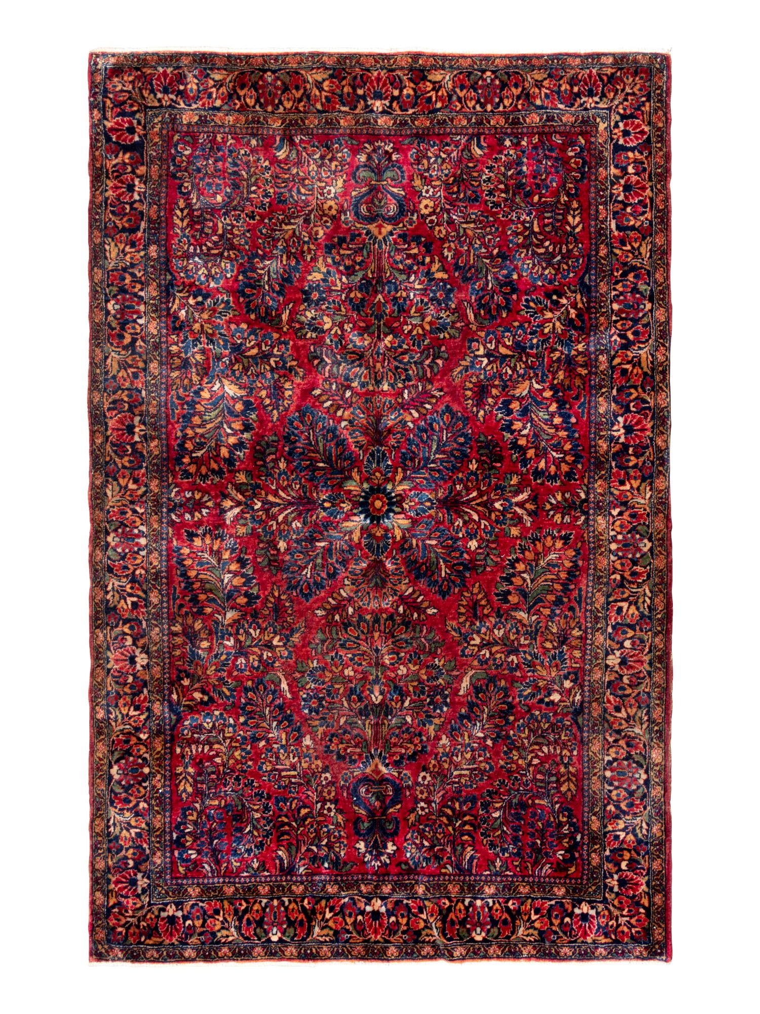 A Sarouk Wool Rug