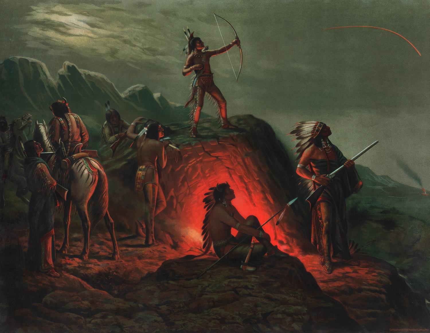 Taber Prang Art Co., The Burning Arrow, 1904