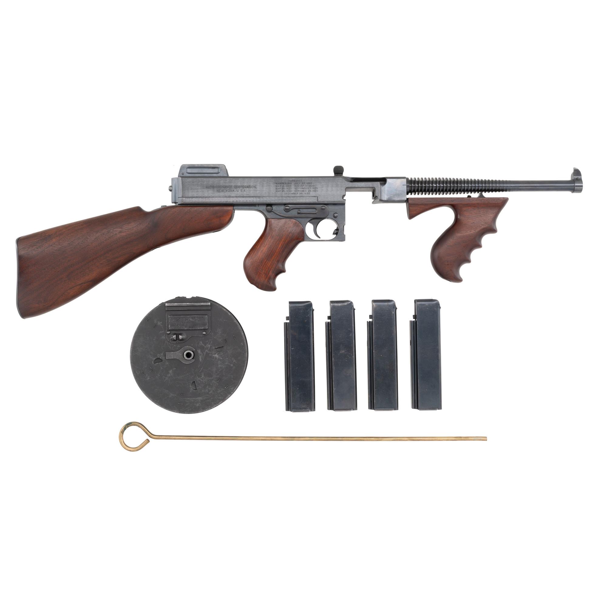 ***Excellent Fully Transferable Colt Model 1921 Thompson Submachine Gun NFA/Class III with Case and Accoutrements