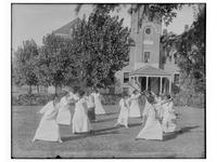 [EDUCATION]. 10 large format glass negatives featuring students at Wilberforce University.