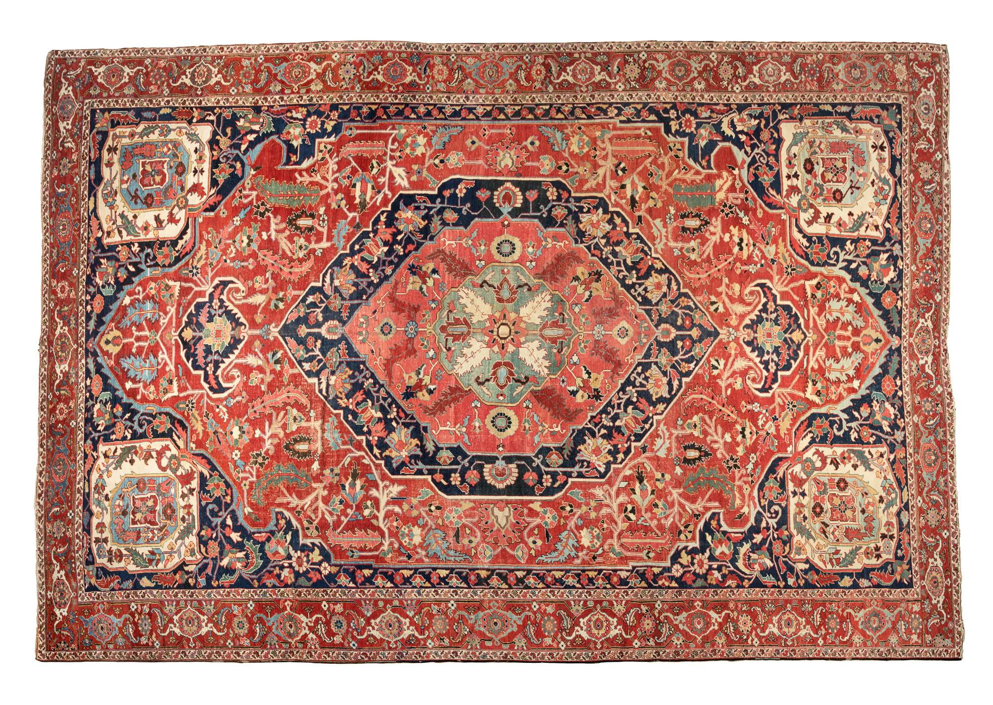 A Serapi Wool Rug