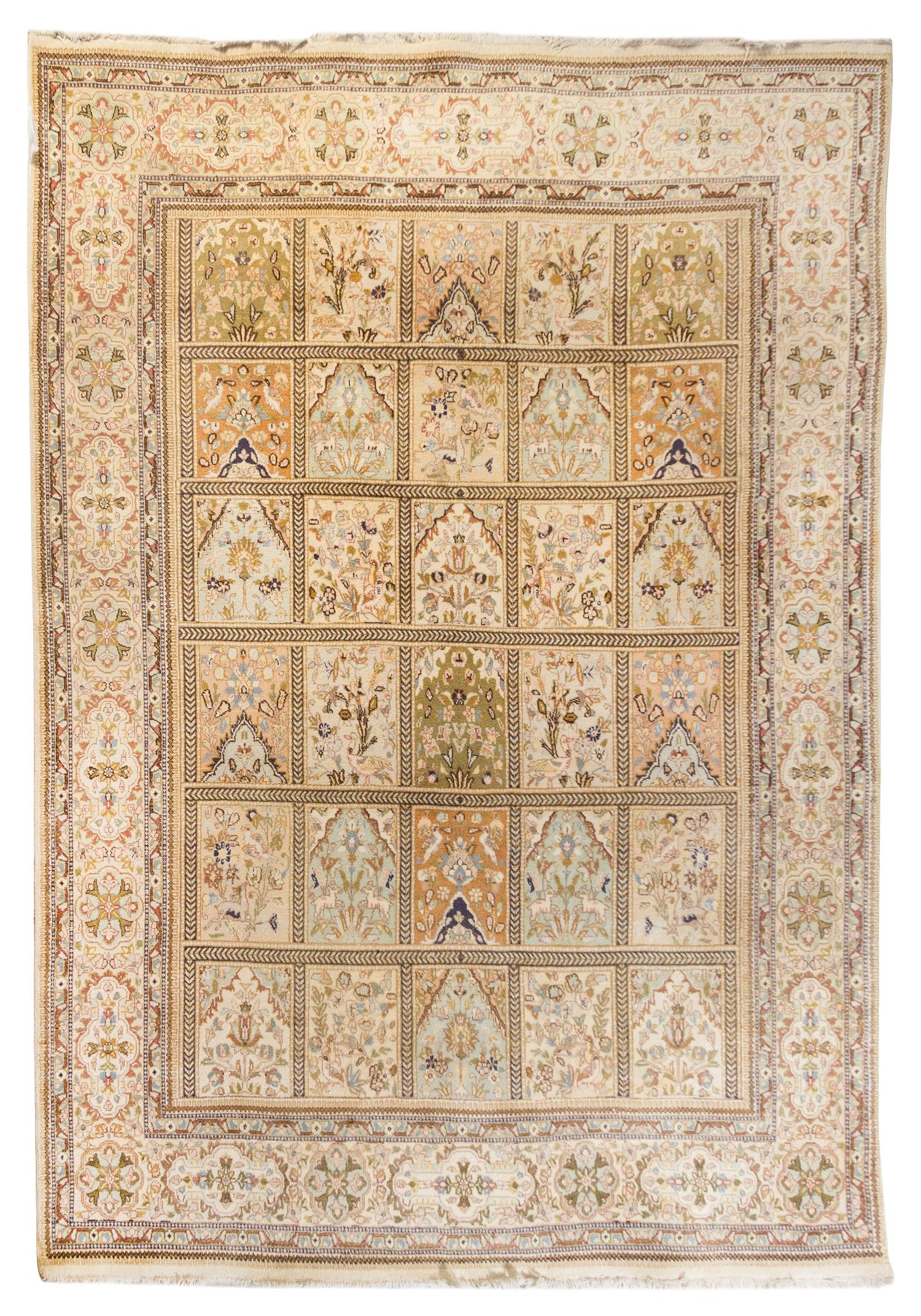A Bakhtiari Wool Rug 9 feet 11 inches x 8 feet 1 inch. — SECOND HALF 20TH CENTURY