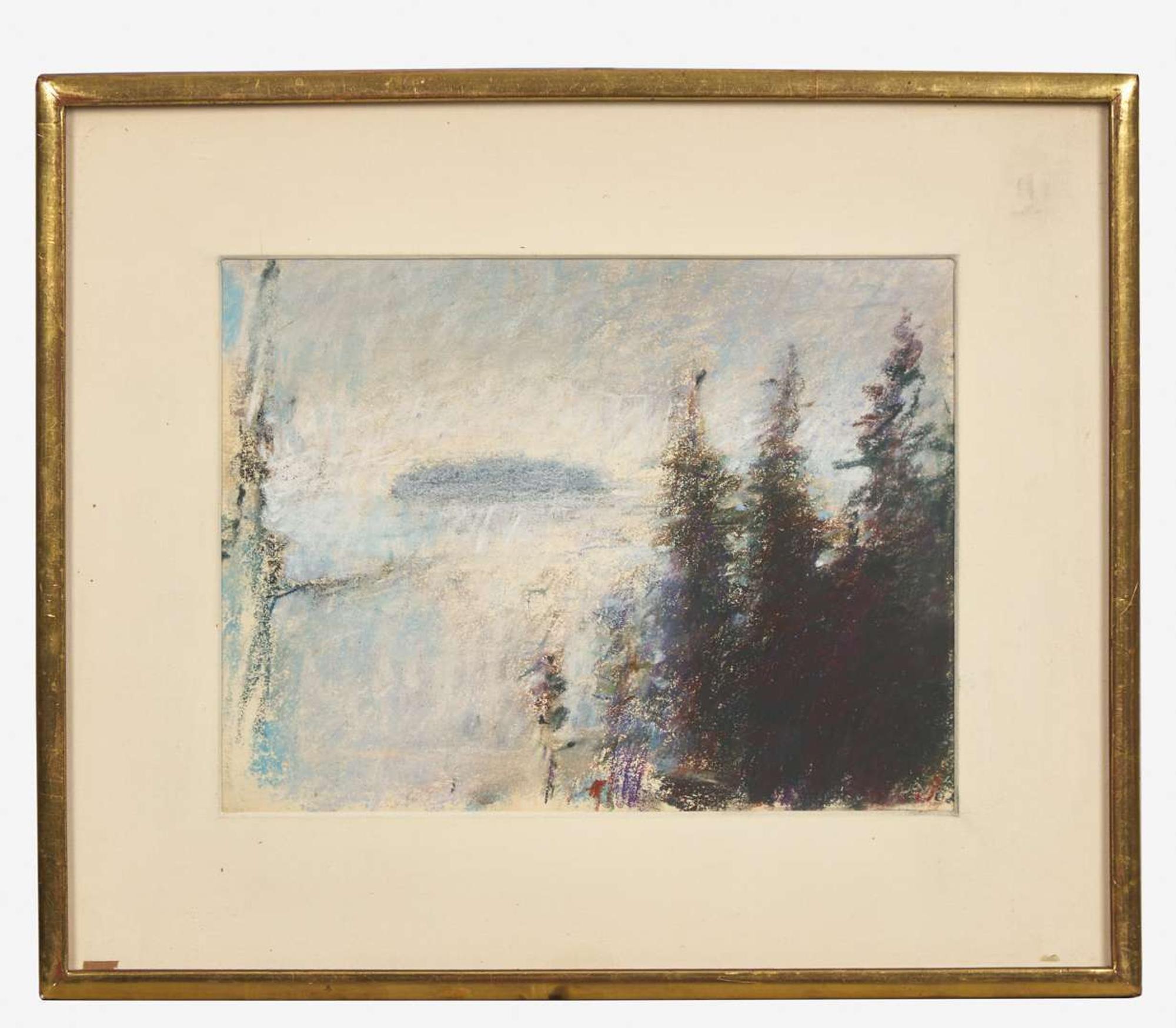 Wolf Kahn (American/German, 1927-2020) - Lifting Fog