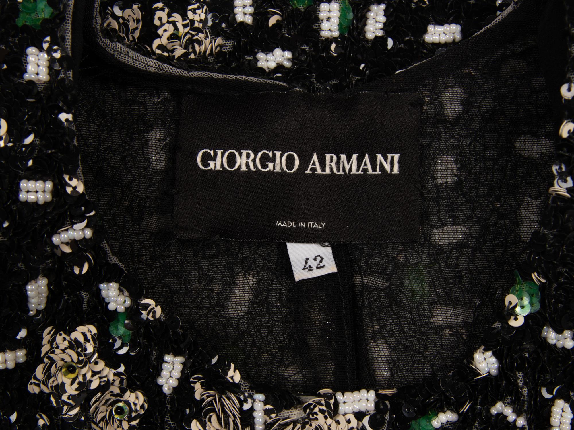 GIORGIO ARMANI, FULLY SEQUINED EVENING JACKET