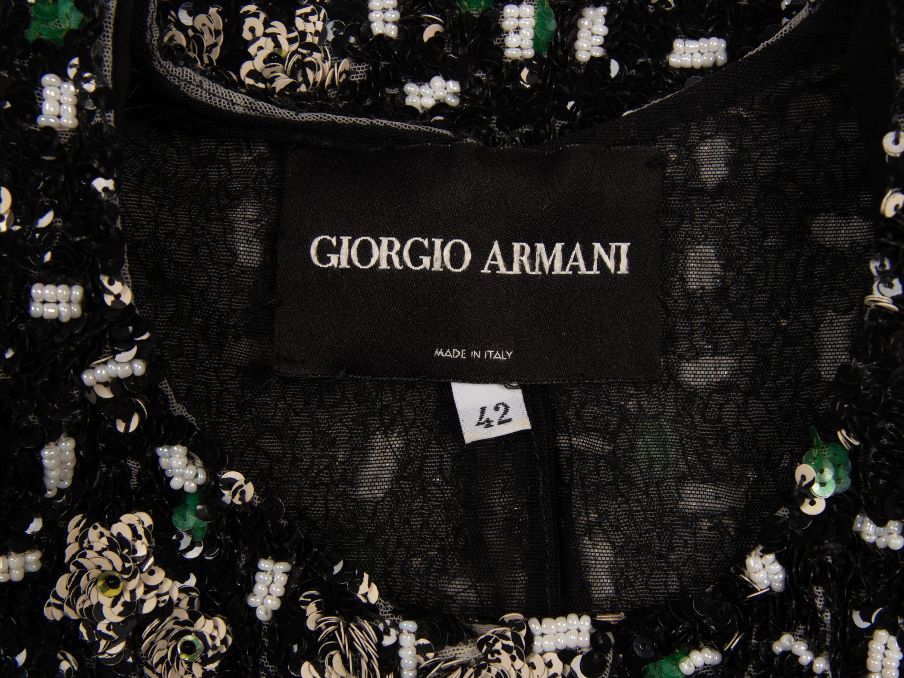 GIORGIO ARMANI, FULLY SEQUINED EVENING JACKET