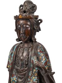 Four Japanese Champlevé and Cloisonné Enameled Articles