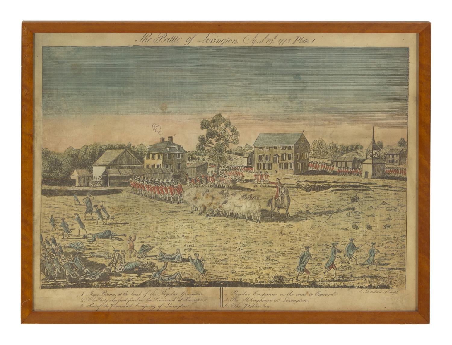 A Set of Four American Colored Prints