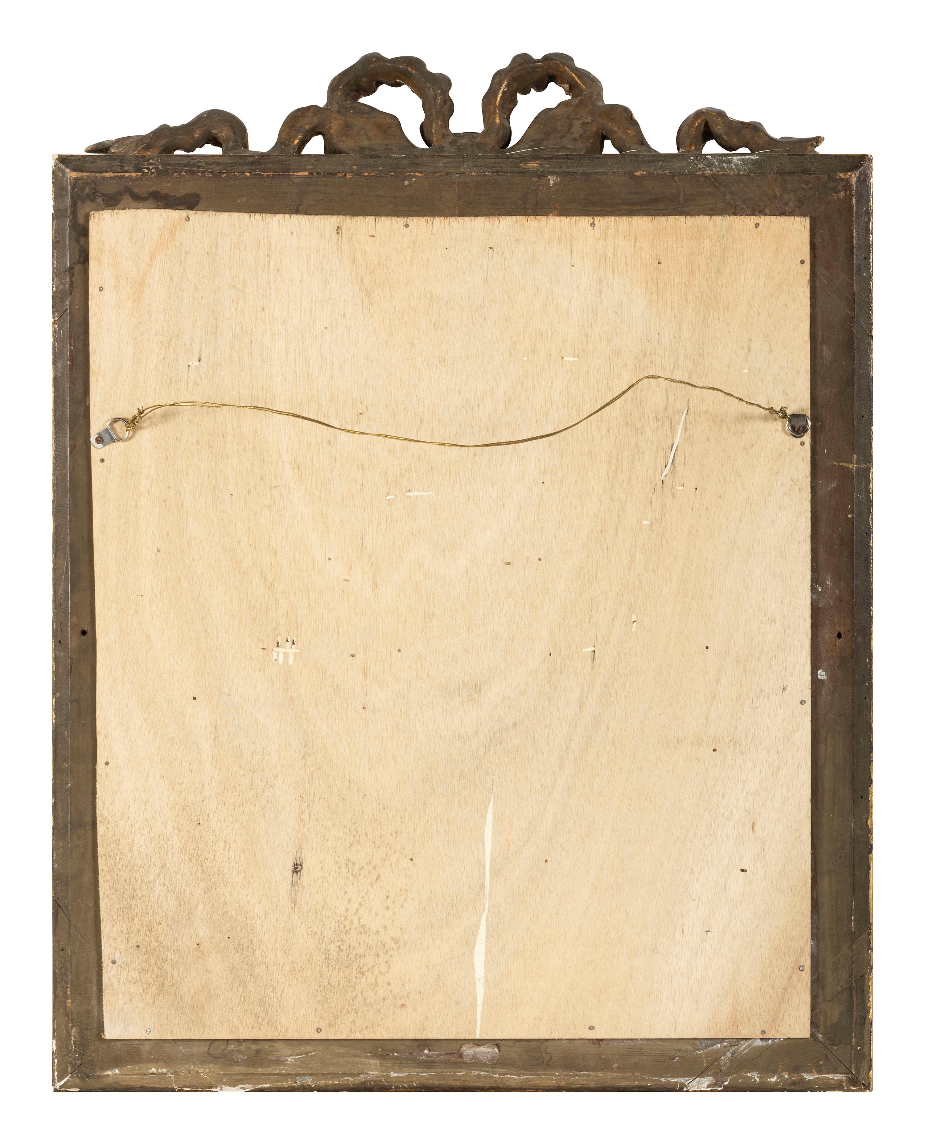 A French Carved Giltwood Mirror