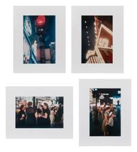 A group of four images depicting New York