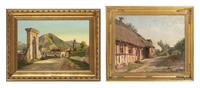 Two Danish Village Scenes
