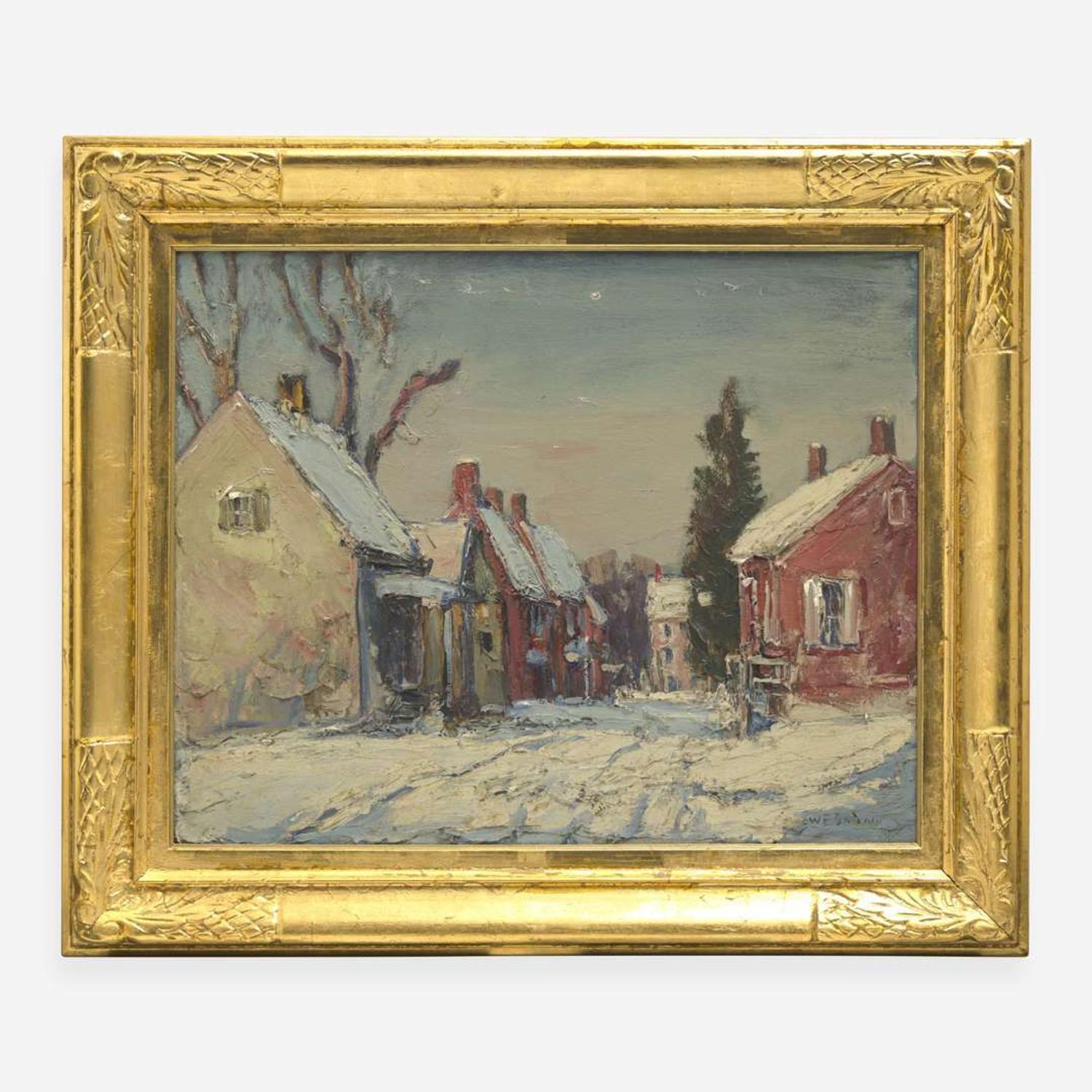 Walter Emerson Baum (American, 1884-1956) Winter, Sellersville