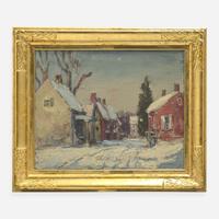 Walter Emerson Baum (American, 1884-1956) Winter, Sellersville