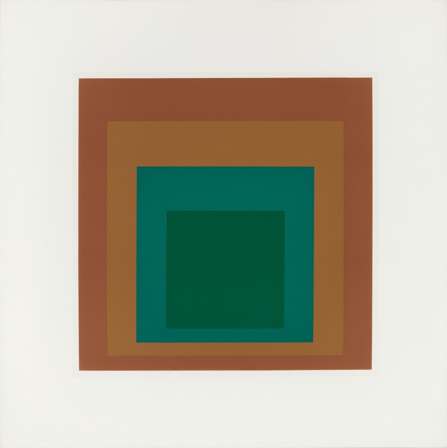 Josef Albers (American/German, 1888-1976) — Homage to the Square: Ten Works by Josef Albers, 1962