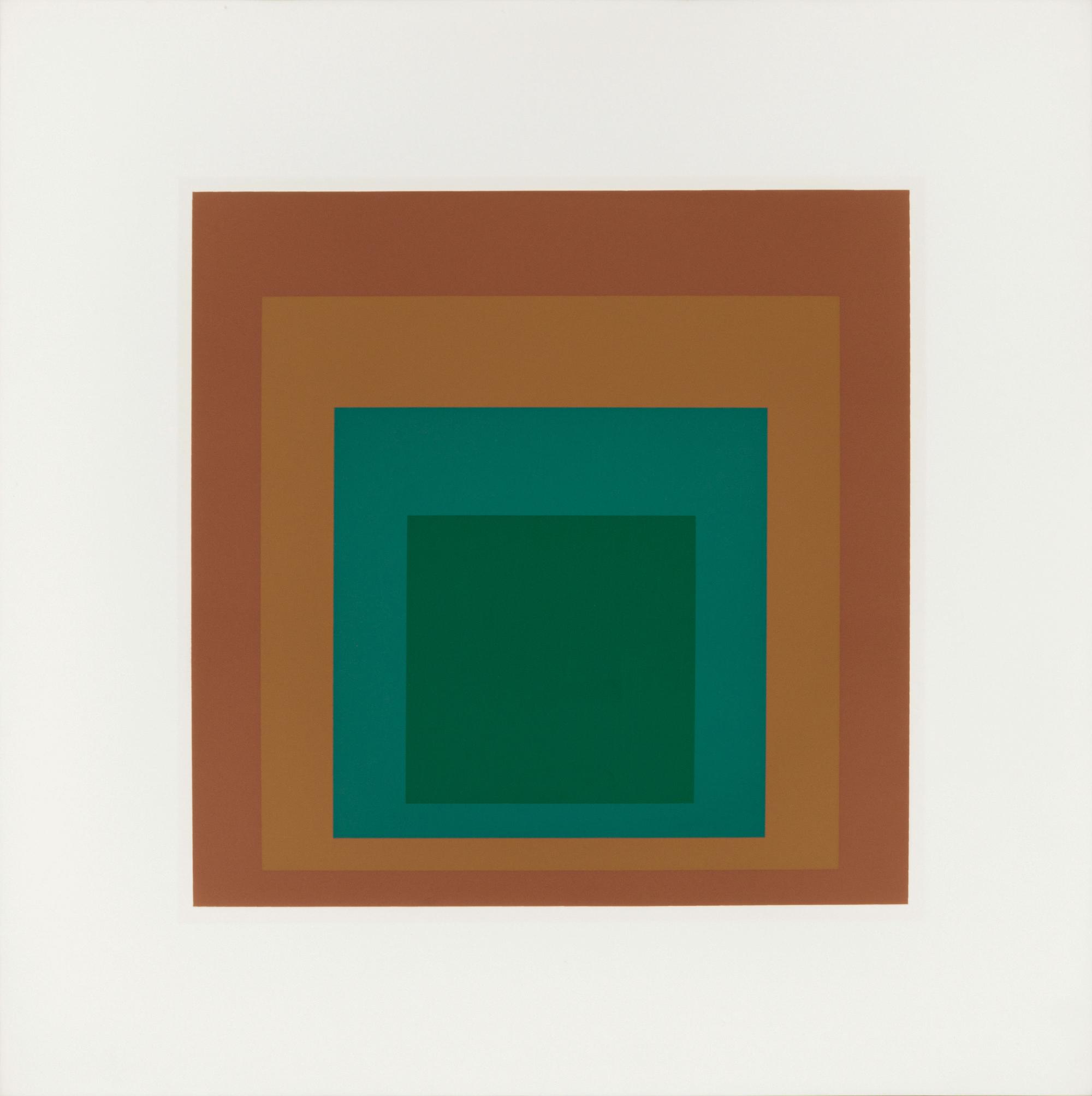 Josef Albers (American/German, 1888-1976) — Homage to the Square: Ten Works by Josef Albers, 1962