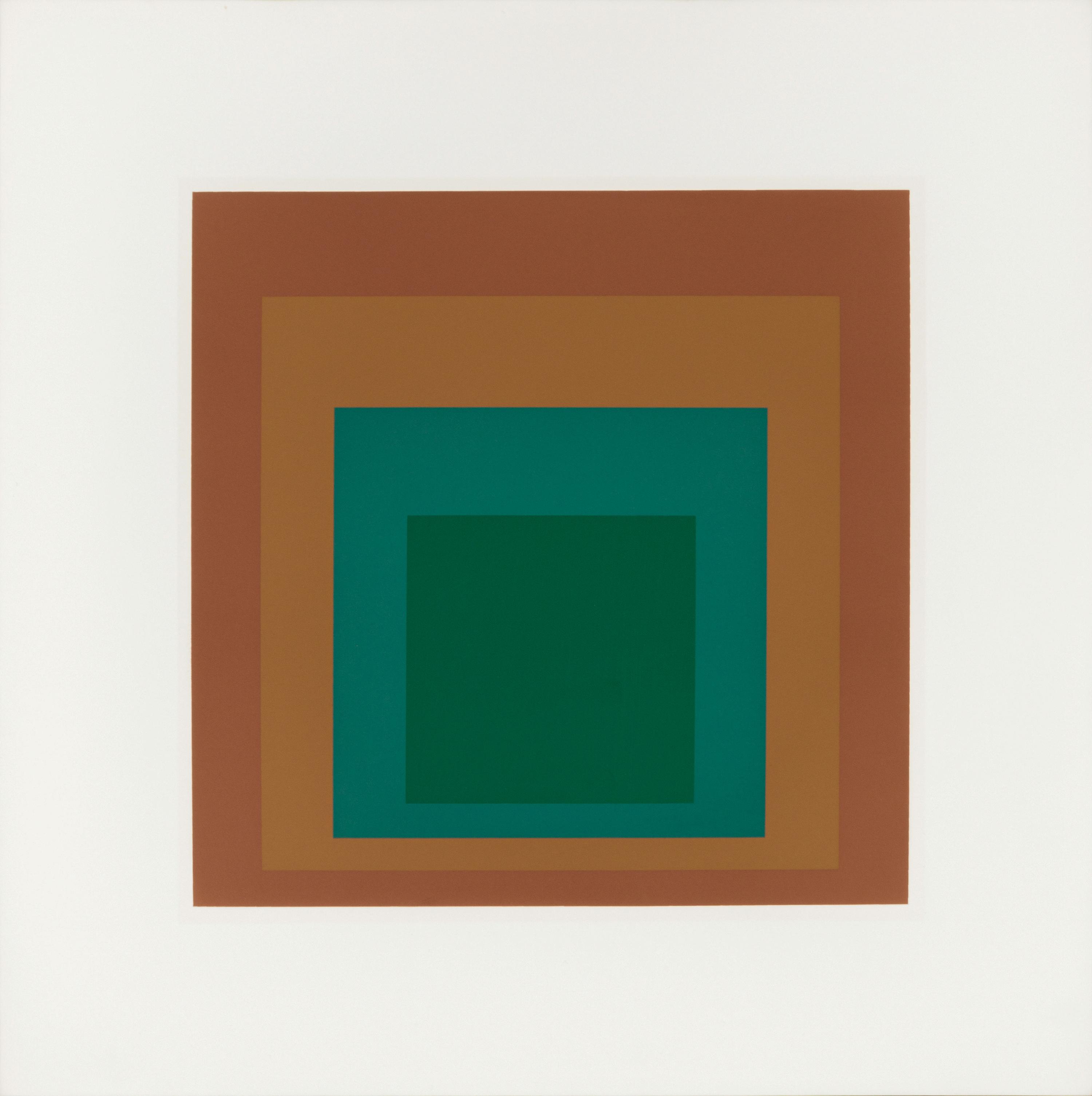 Josef Albers (American/German, 1888-1976) — Homage to the Square: Ten Works by Josef Albers, 1962