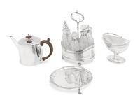 A Group of George III Silver Table Articles