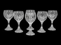 A Set of Twelve Baccarat Massena Wine Glasses