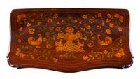 A Dutch Mahogany and Marquetry Chest of Drawers Height 34 x width 37 x depth 24 inches. — 19TH CENTURY