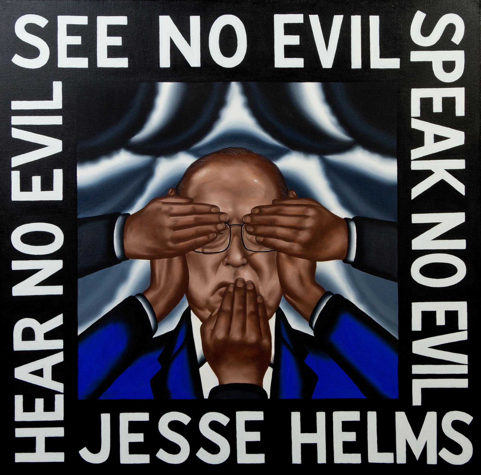 Roger Brown, (American, 1941-1997), See No Evil, 1990