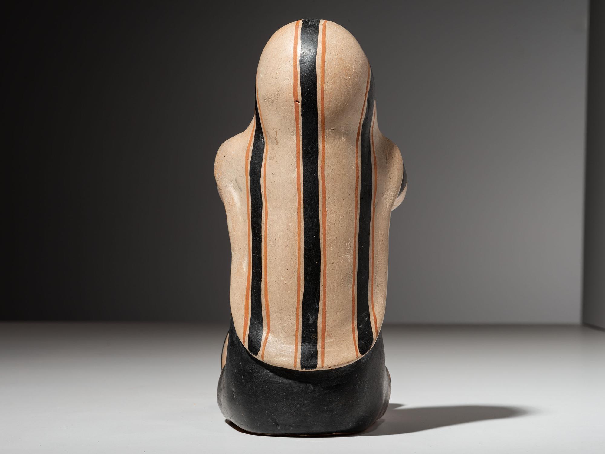 Pottery Singer, with Baby