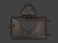 A 'Heart of the Home' Cast Iron Stove Door