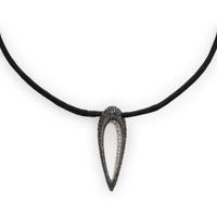 De Grisogono, 'Polina', Diamond, Black Diamond, and White Gold Pendant Necklace