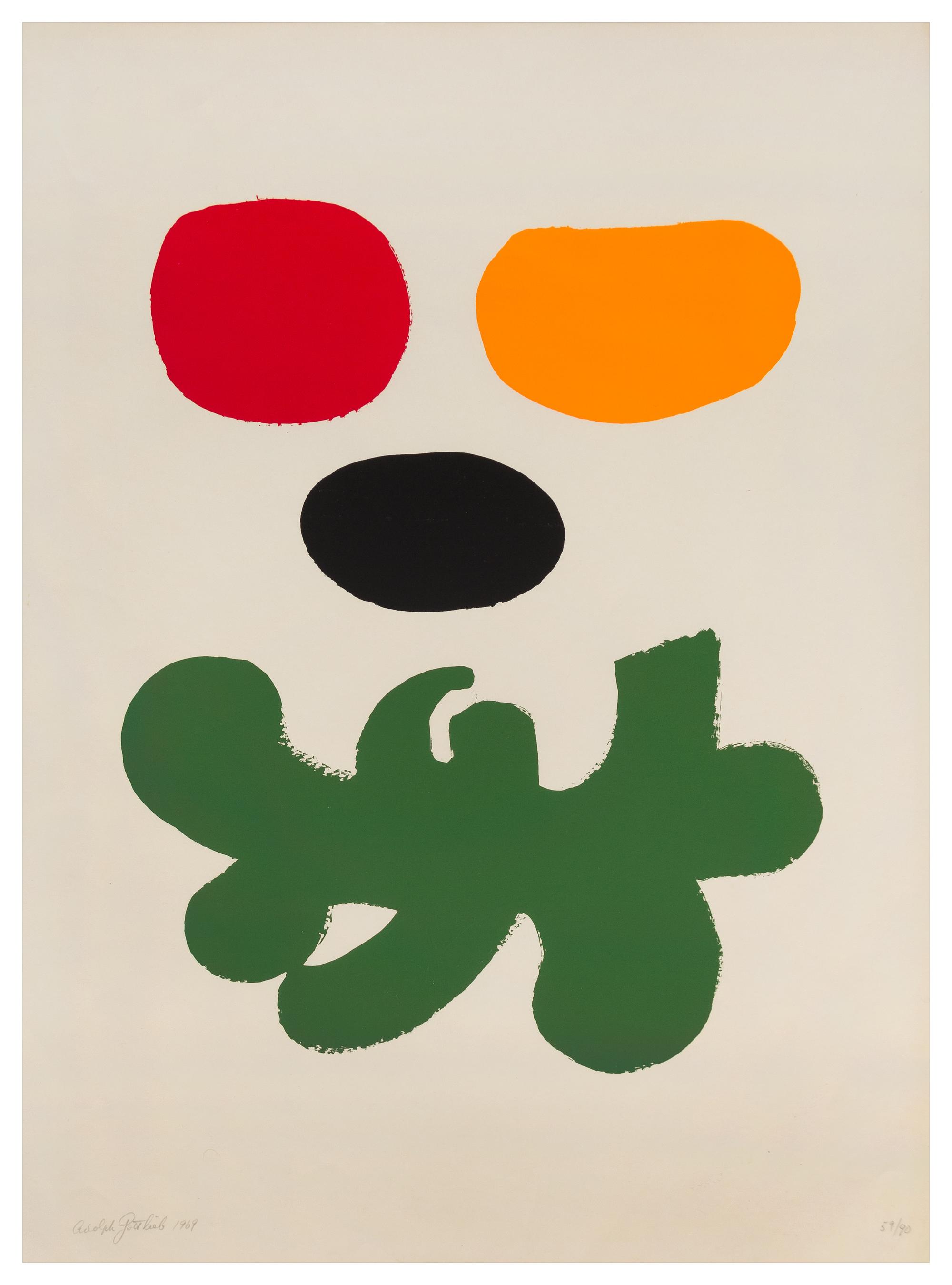 Adolph Gottlieb, (American, 1903-1974), Levitation, 1969