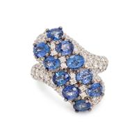 SALAVETTI, SAPPHIRE AND DIAMOND RING
