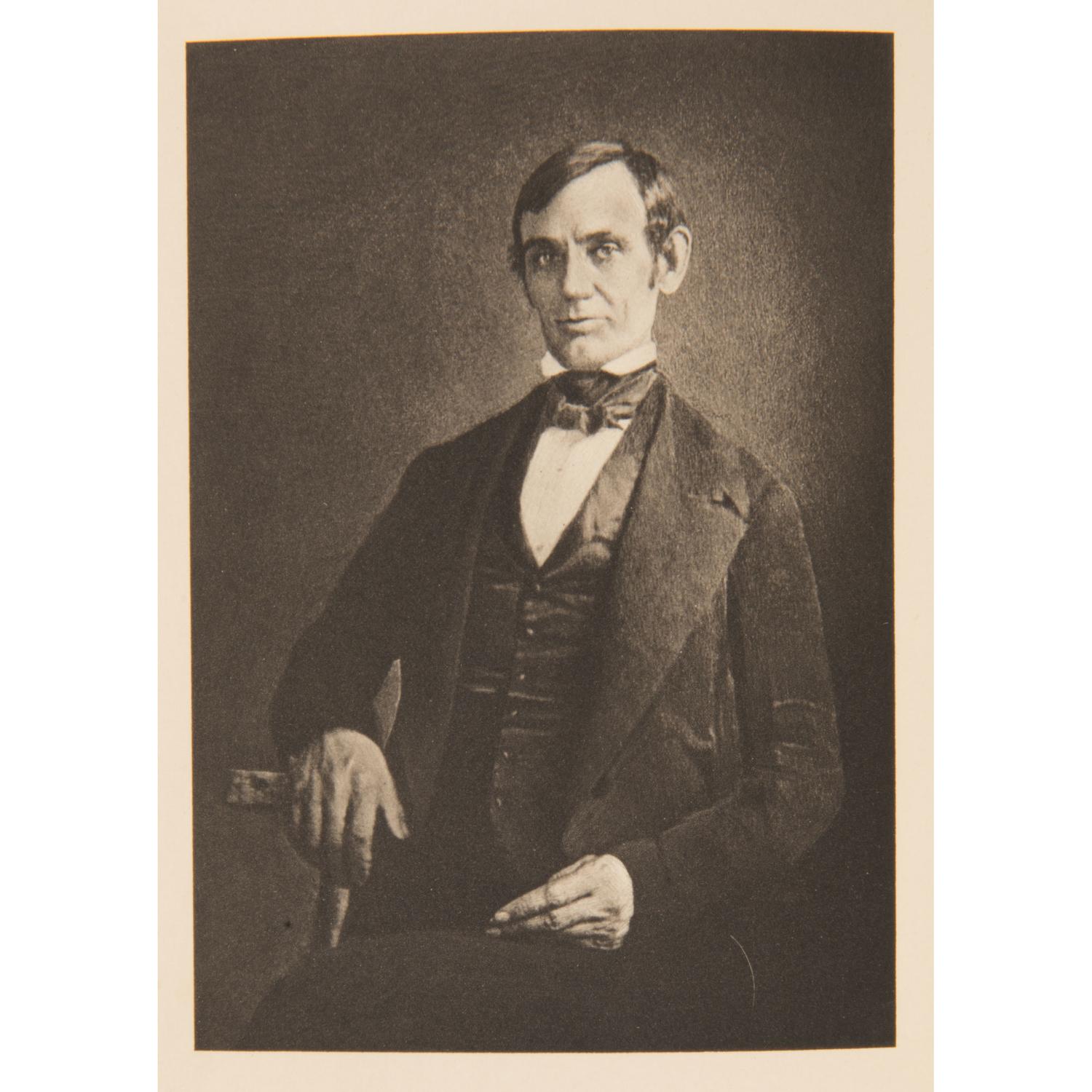 Abraham Lincoln: 1809-1858 by Albert J. Beveridge, Scarce Manuscript Edition in Four Volumes