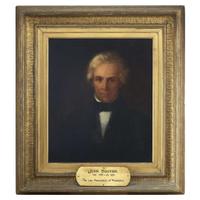 American School 19th century, (T.B. Welsh) Portrait of John Bouvier (1787-1851)