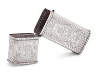 A Belgian Silver Nécessaire