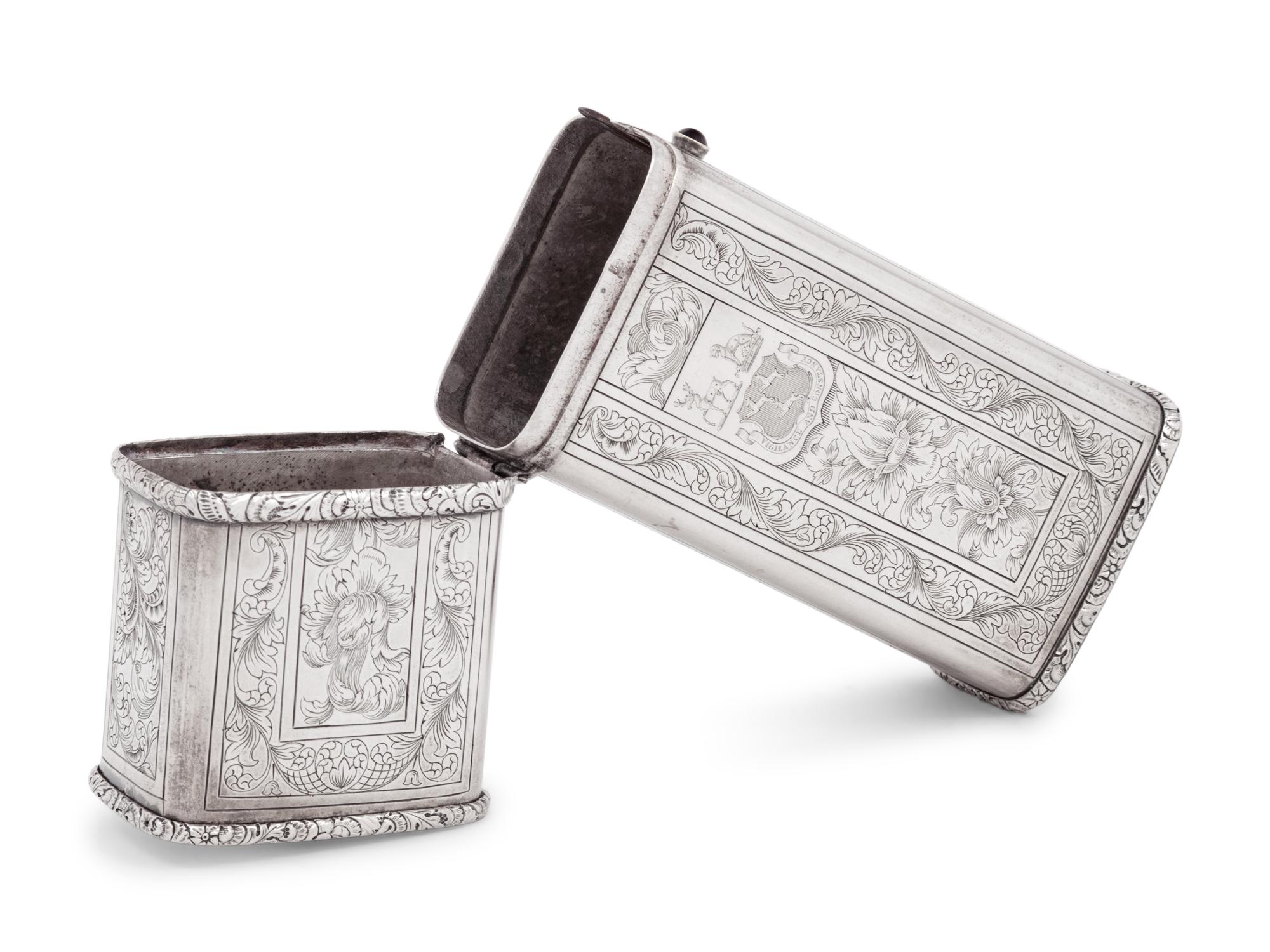 A Belgian Silver Nécessaire
