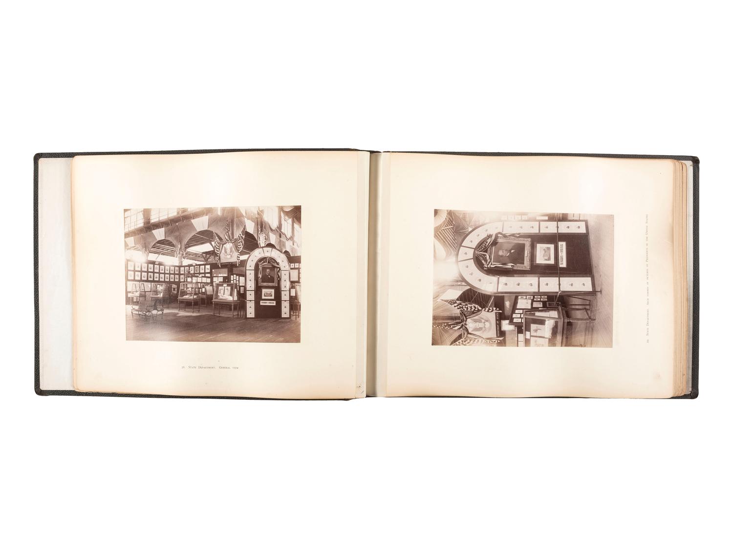 [EARLY PHOTOGRAPHY]. DODGE, Charles Richards, photographer. Official views of the United States Government Exhibits with Principal Buildings at the Cotton States and International Exposition held at Atlanta, Georgia, 1895 .
