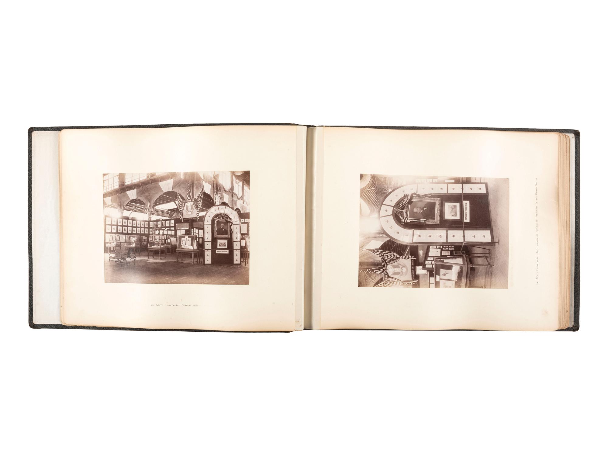 [EARLY PHOTOGRAPHY]. DODGE, Charles Richards, photographer. Official views of the United States Government Exhibits with Principal Buildings at the Cotton States and International Exposition held at Atlanta, Georgia, 1895 .