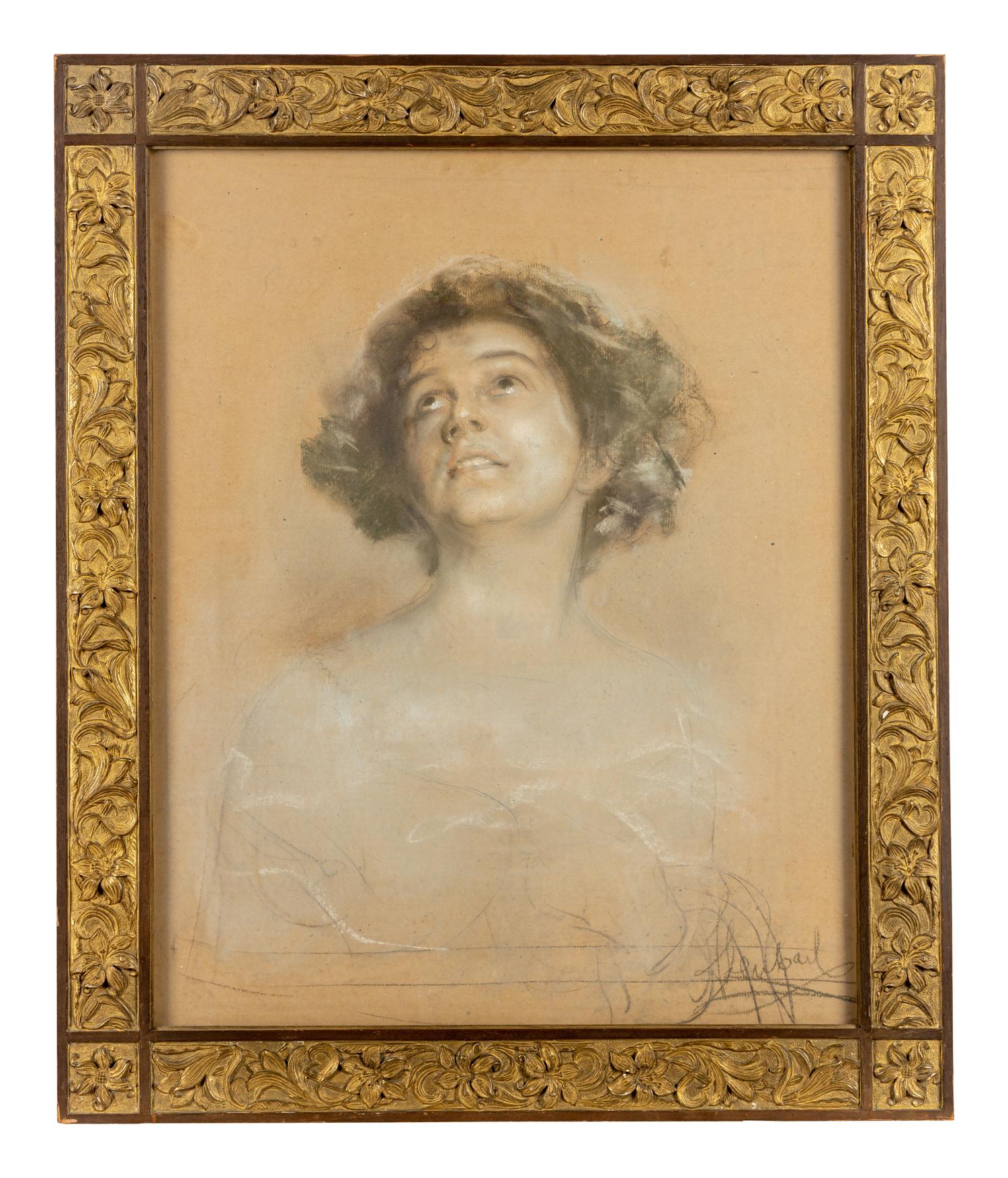Portrait of German stage actress, Agnes Sorma