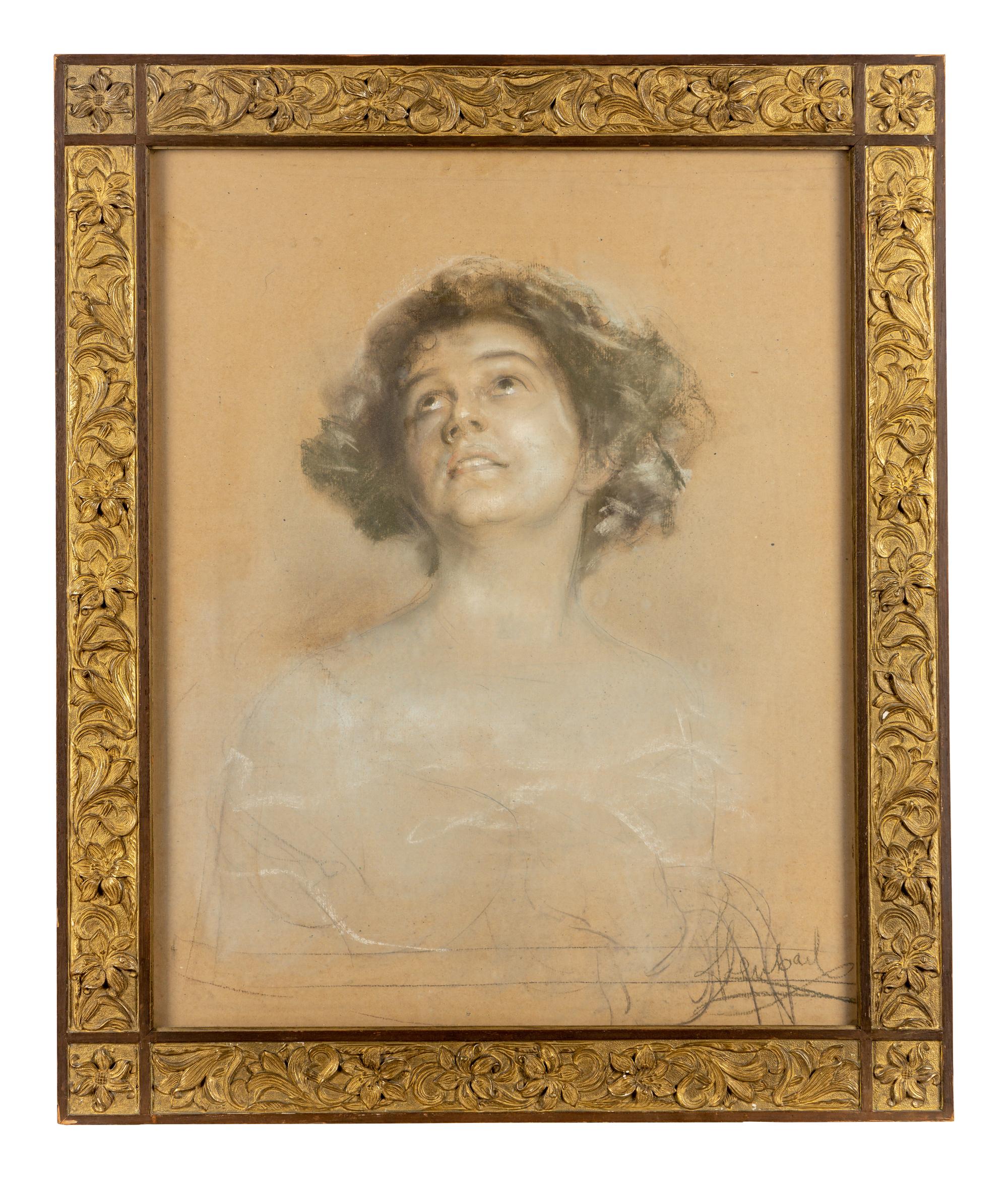 Portrait of German stage actress, Agnes Sorma