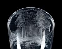 A David Wolff-Attributed Stipple Engraved Wine Glass
