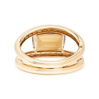 CITRINE AND GOLD BANGLE BRACELET