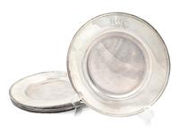 A Set of Eight American Silver Bread and Butter Plates — Gorham Manufacturing Company, Provindence, Rhode Island, Circa 1914