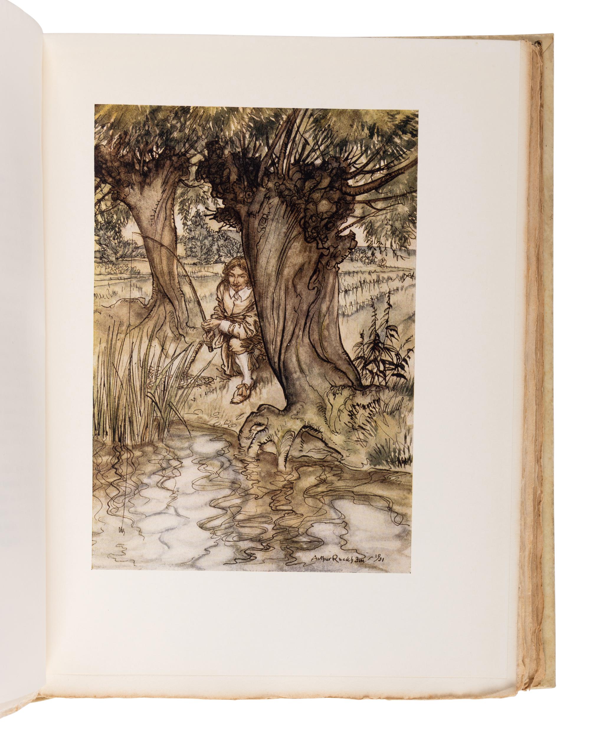 [RACKHAM, Arthur (1867-1939), illustrator]. WALTON, Izaak (1593-1683). The Compleat Angler. London: George C. Harrap & Co. Ltd., [1931].